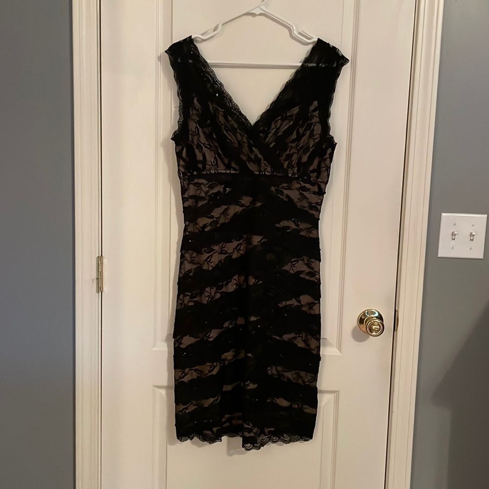 Black and Nude Dress